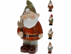 PROGARDEN Zahradní trpaslík porcelán 27 cm zelená čepice KO-252214150zele