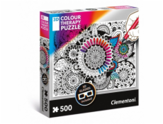 500 3D Color Therapy Mandala