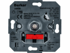 Hager One.Plactform Rotary Dimmer Load R 20-200 W, LED 3-40 v 2909