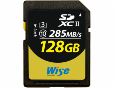 Wise SDXC UHS-II V60       128GB R:290MBs / W:100MBs   WI-SD-S128