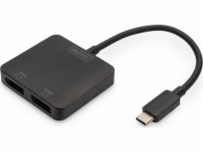 DIGITUS USB-C - 2x DP MST Video Hub DP 1.4, 4K/60Hz