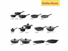 Wok Stella Nova litý hliník černý 10,0cm 30,0cm 5,0l