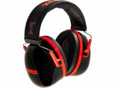 uvex capsule ear prot. K3 black/red