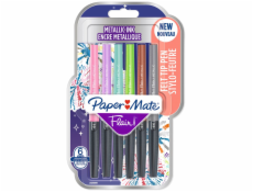 1x6 Paper Mate Flair Metallic Felt Tip Pens M 0,7 mm