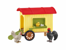 Farm World Mobiler Hühnerstall, Spielfigur