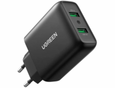 UGREEN Dual USB-A QC 3.0 36W Wall Charger