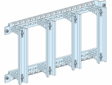 Schneider Electric Prisma Plus, G System, montážní deska se čtyřmi vertikálními DIN LVS04223 DIN kolejnic