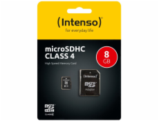 INTENSO Micro SDHC karta 8GB Class4