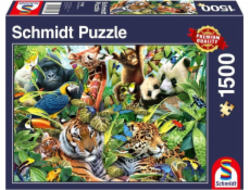 Puzzle Kunterbunte Tierwelt