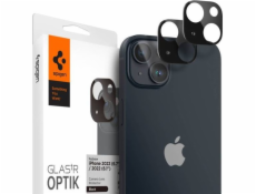 Tvrdené sklo pro Spigen Optik.tr Protector Camera Apple iPhone 14/14 plus černá [2 balení]