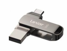 Lexar flash disk 128GB - JumpDrive D400 Dual USB-C & USB-A 3.1 (čtení až 130MB/s)