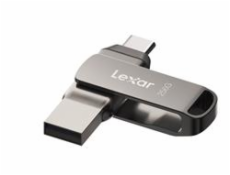 Lexar flash disk 256GB - JumpDrive D400 Dual USB-C & USB-A 3.1 (čtení až 130MB/s)