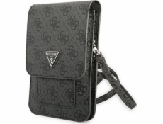 Guess PU 4G Triangle Logo Phone Bag Black Nové