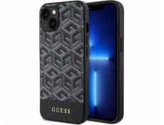 Guess PU G Cube MagSafe Kompatibilní Zadní Kryt pro iPhone 14 černý Nové