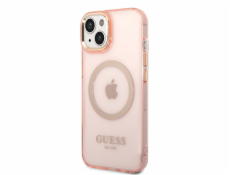 Guess Translucent MagSafe Kompatibilní Zadní Kryt pro iPhone 14 Plus Pink Nové