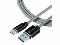 Tactical Fast Rope Aramid Cable USB-A/USB-C 0.3m Grey Nové