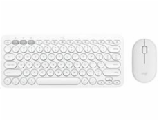 Logitech Pebble 2 Combo - TONAL WHITE - US INT L - 2.4GHZ/BT - INTNL-973 - UNIVERSAL