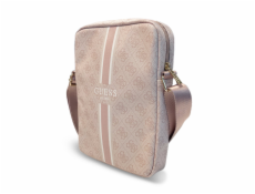 Guess PU 4G Printed Stripes Tablet Bag 10  Pink Nové