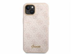 Guess PC/TPU 4G Metal Camera Outline Zadní Kryt pro iPhone 14 Pink Nové