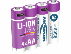 1x4 Ansmann Lithium Akku Mignon AA 1800mAh + Cable     1312-0036