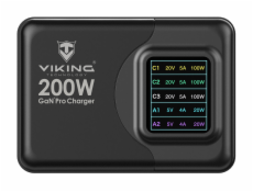 Viking USB GaN charger 200W PD PRO