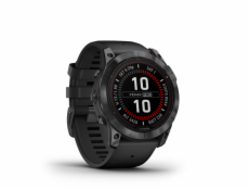 GARMIN Fénix 7X Pro, Salate, Solar, Black Band