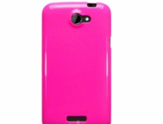 OEM Ochranný kryt pre HTC One X Hot Pink (sýta ruž