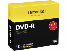 INTENSO DVD-R Slim Case 4,7GB 10ks
