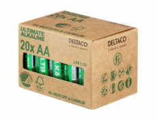 DELTACO ULTIMATE, Batérie alkalické AA, LR06 20ks