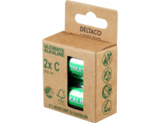 DELTACO ULTIMATE, Batérie alkalické C LR14 2ks