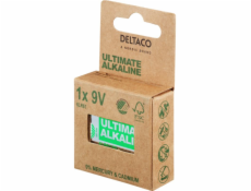 DELTACO ULTIMATE, Batéria alkalická 9V 6LR61 1ks