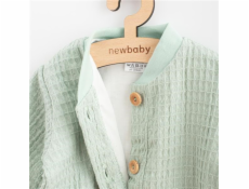 Kojenecký mušelínový kabátek New Baby Comfort clothes šalvějová