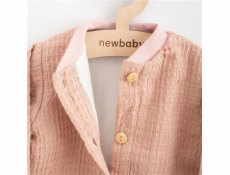 Kojenecký mušelínový kabátek New Baby Comfort clothes růžová
