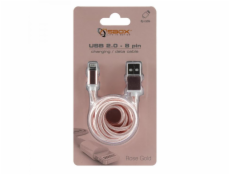 SBOX IPH7-RG Apple Lightning/USB-A ruž/zlat 1,5m