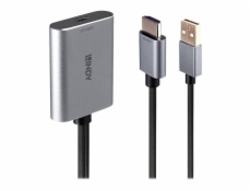 Lindy Video Converter - USB -C - Šédá