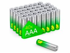 1x40 GP Super Alkaline AAA Micro Batteries PET Box 03024AETA-B40