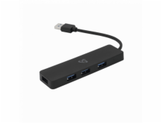 SBOX H-504, 4x USB 3.0 HUB, čierny