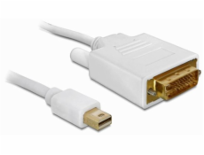 DeLock kábel DisplayPort mini (samec) na DVI 24 (samec), 1 meter