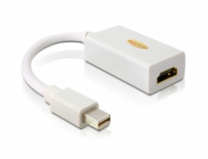 DeLock adaptér DisplayPort mini (samec) na HDMI A (samica), biely