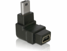 Adaptér USB mini B 5-pin 90 ° samec na USB mini B samica