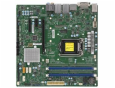 SUPERMICRO MB 1xLGA1151 (Core 8th gen/ 95W), H310,2xDDR4,4xSATA3,PCIe 3.0 (x16) 2.0(x4,x1),HDMI,DP,DVI,Audio