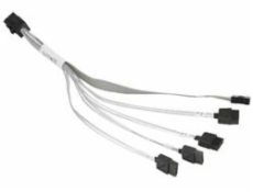 SUPERMICRO Internal MiniSAS HD (SFF-8643) to 4x SATA 20/20/20/20cm Cable with sideband