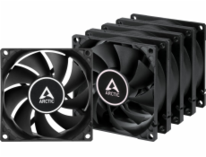 ARCTIC F8 Value Pack (Black) - 80mm case fan low noise - Black Color - Pack of 5pcs