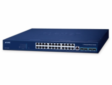 Planet GS-6311-24T4X switch L3, 24x1GE, 4x10G SFP+, fanless