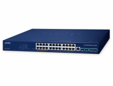 Planet GS-6311-24HP4X switch L3, 24x1GE, 4x10G SFP+, PoE 802.3bt 480W