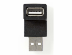 Nedis CCGB60930BK - USB 2.0 Adaptér | USB-A Zástrčka | USB-A Zásuvka | Černá barva