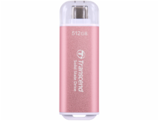 Transcend ESD300P 512GB, External SSD, USB 10Gbps, Type C