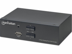 Spínač Manhattan Manhattan Switch KVM Displayport/USB 2x1 4K*60Hz