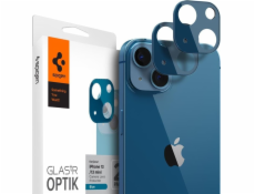 Spigen Tempered Glass for Spigen Optik Campion Clobal Apple iPhone 13/13 Mini Blue [2 Pack]