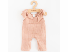 Kojenecké mušelínové lacláčky New Baby Comfort clothes růžová